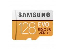Samsung Micro SDHC UHS1 Class-10 EVO 100MB/s 128GB  Samsung Micro SDHC UHS1 Class-10 EVO 100MB/s 128GB